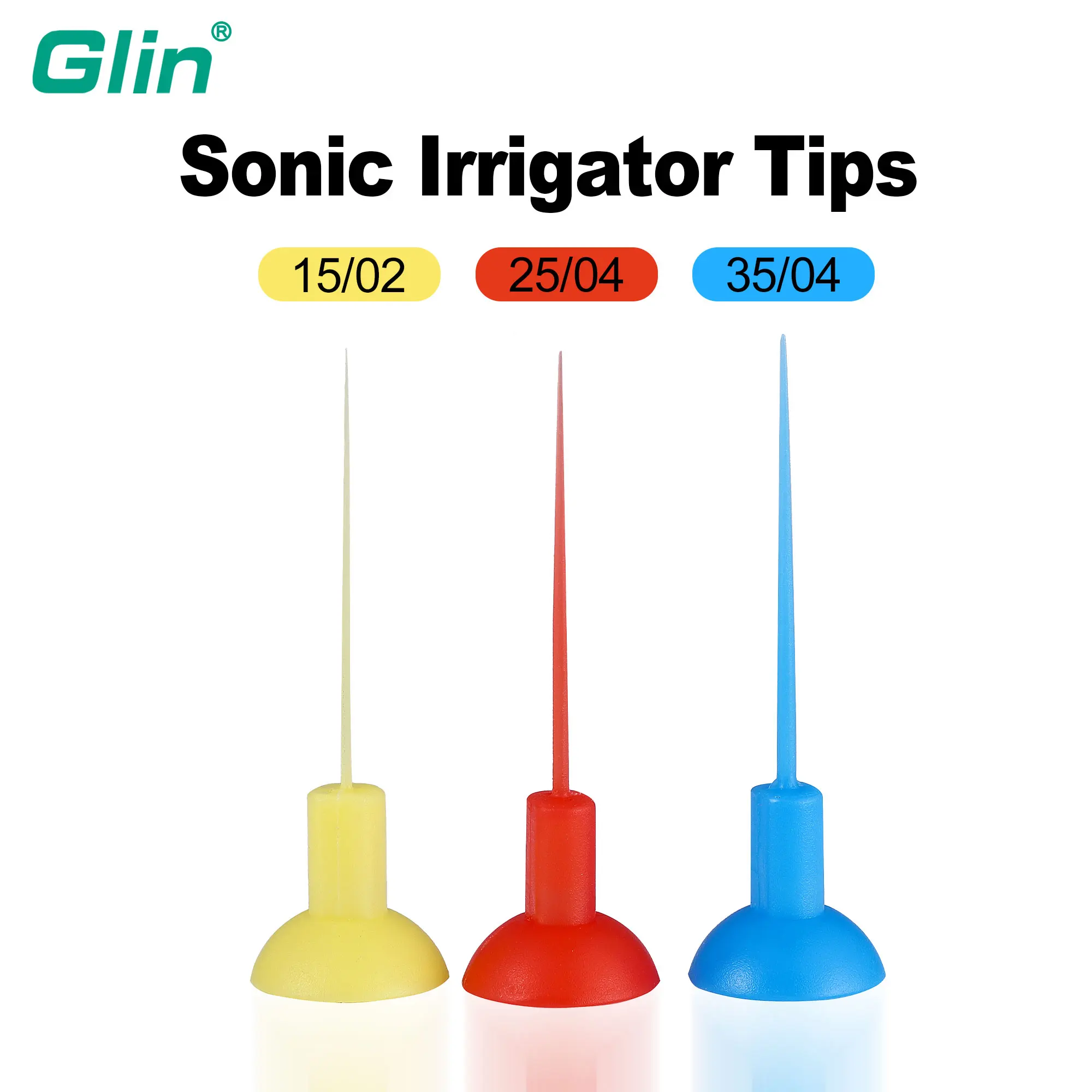 Glin 20 Stück Dental-Sonic-Irrigator-Spitzen Endo Sonic Aktivator-Spitzen für Wurzelkanal-Dentalinstrumente