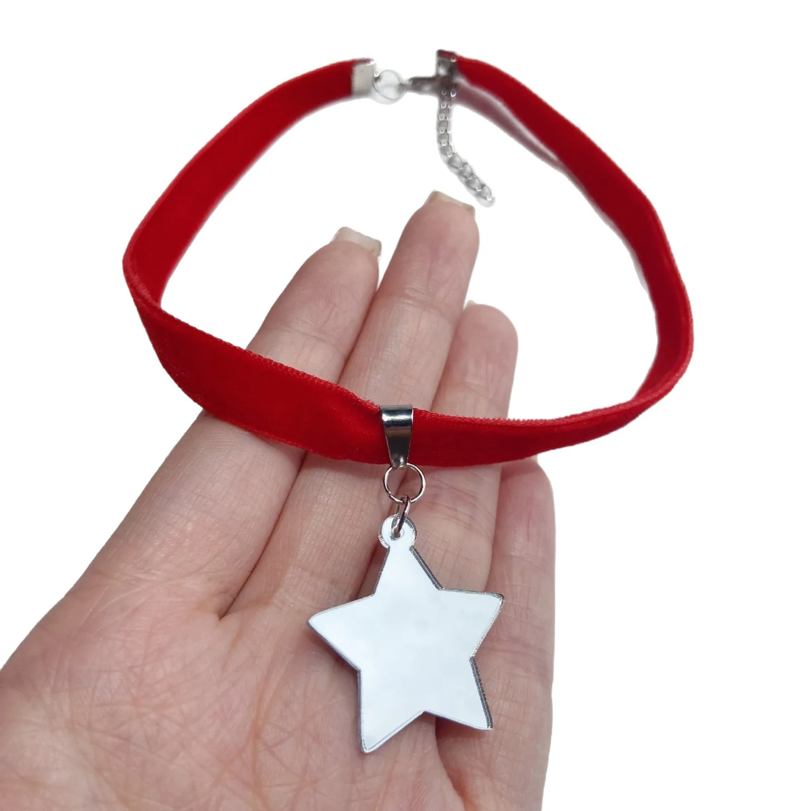 Choker velvet collarbone chain fashionable retro pentagram snowflake beetle bat heart skull collar necklace
