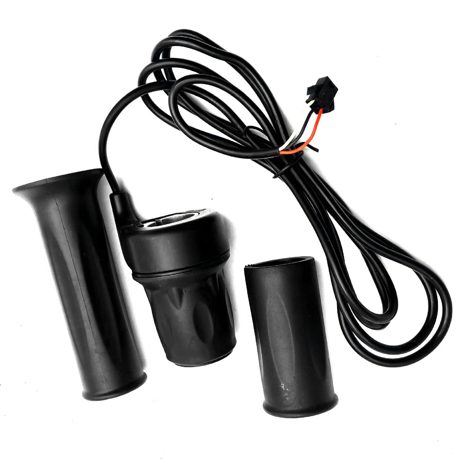 1 Stück E-Bike Halb-Drehgriff-Gashebel 24V/36V/48V/60V/72V Elektroroller Fahrrad-Gasgriff 3-Pin Stecker E-Bike Zubehör – Detail 2