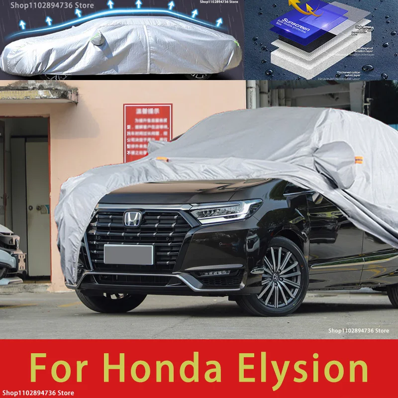 

For Honda Elysion Outdoor Protection Full Car Covers Snow Cover Sunshade Waterproof Dustproof Exterior Car accessories