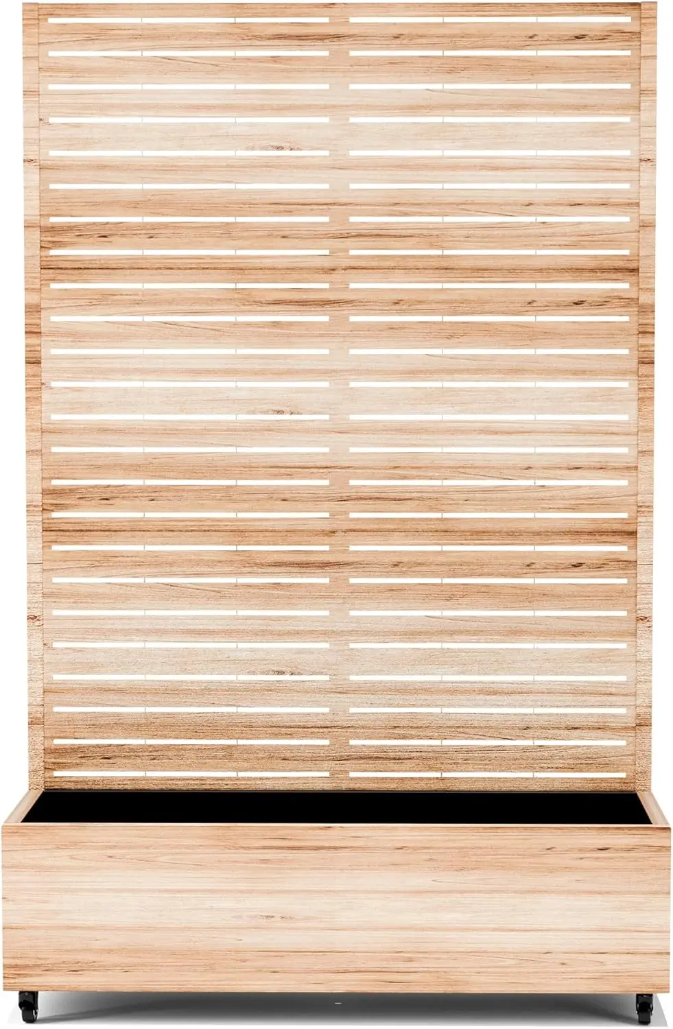 

Поднятая садовая кровать с решеткой и колесами, металлическая приподнятая садовая кровать размером 73 x 47 x 16 дюймов, металлический горшок с отделкой акации и решеткой для восхождения