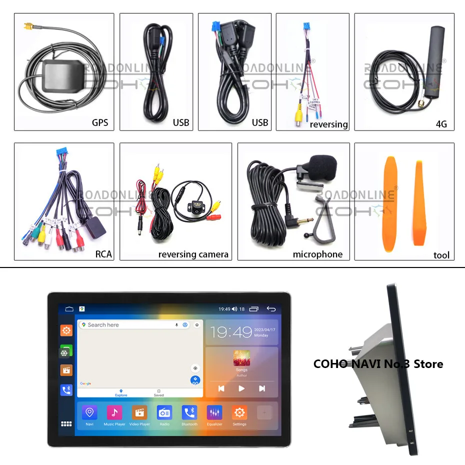 For Nissan Armada 2005-2015 Infiniti QX56 2008-2010 13 inch 2K screen  QLED 8Core 8+256G Car Multimedia Player Stereo Radio - Image 3