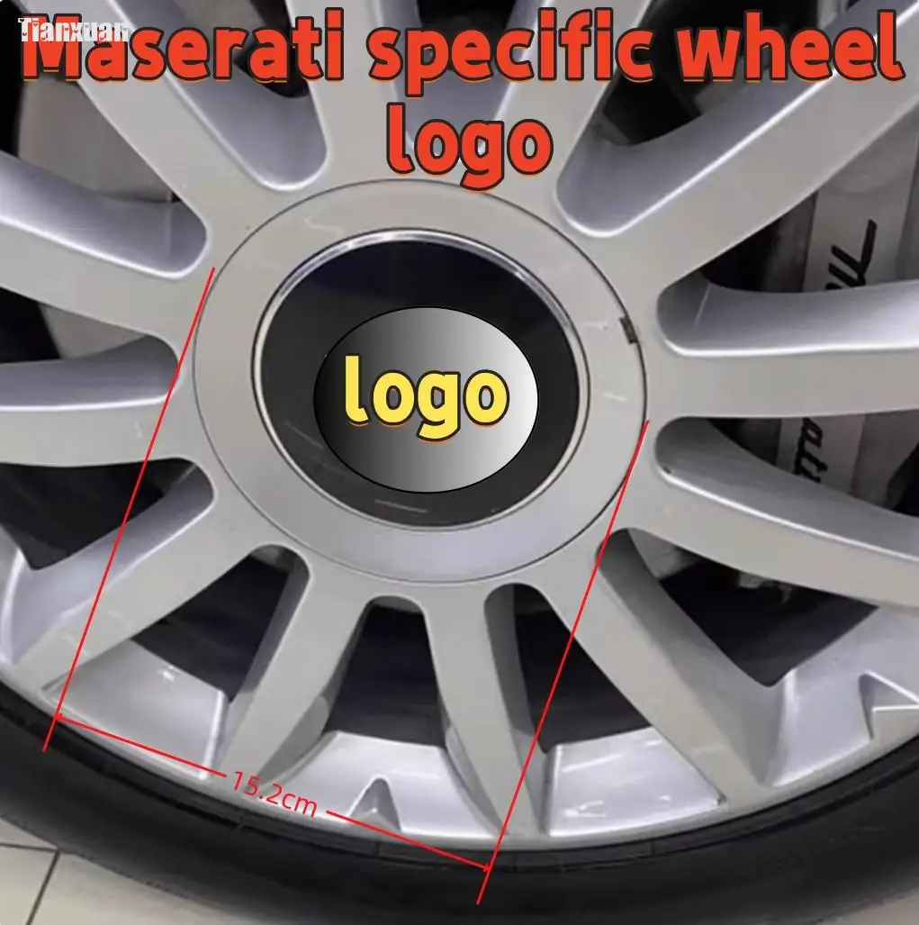 Maserati Wheel Cap New President Ghibli Automotive Wheel Hub Center Logo Cover Wheel Logo 4 Piece