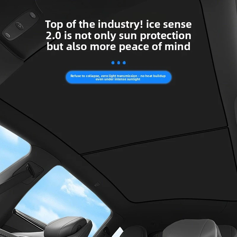 

Applicable6Tesla car seatModelYLSunroof sunshadeTeslaCar roof sunroof insulation and sunshade curtain