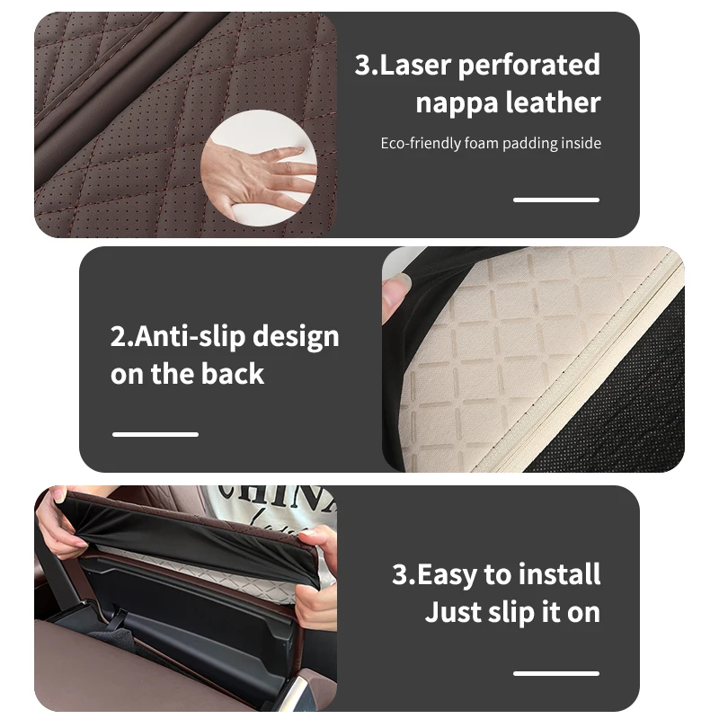 Car Center Console Armrest Protector Cover Pad PU Leather With Storage For BMW X5 G05 F15 X6 G06 F16 X7 G07 G30 G32 6GT F10 G11