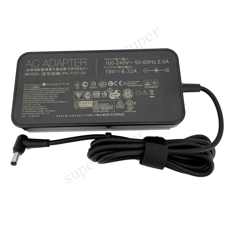 

S+ 19V 6.32A 120W AC Adapter Charger For ASUS NUC 12 Pro RNUC12WSHI7 RNUC12WSKI7