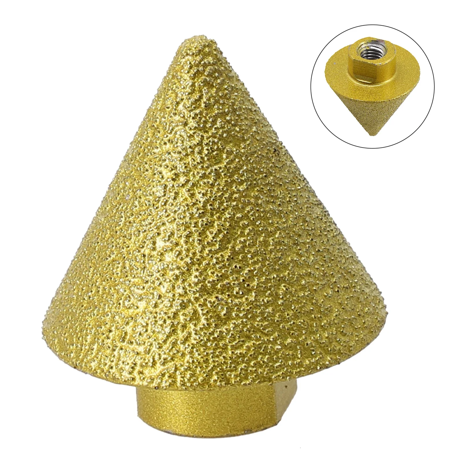 Imagem -05 - Diamante Beveling Chamfering Bit Hole Drill Alargamento Cone Esculpir Polonês Rebolo para Porcelana Azulejos Mármore Rosca M10