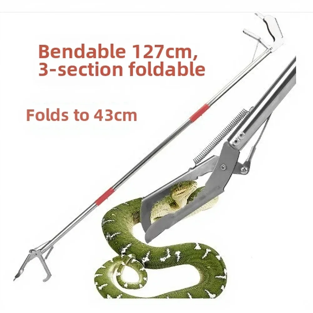 

Fish Gripper Folding Eel Clip Folding Mechanism Lightweight Compact Extended Reach Handle Shore Fishing For Eel Fishing
