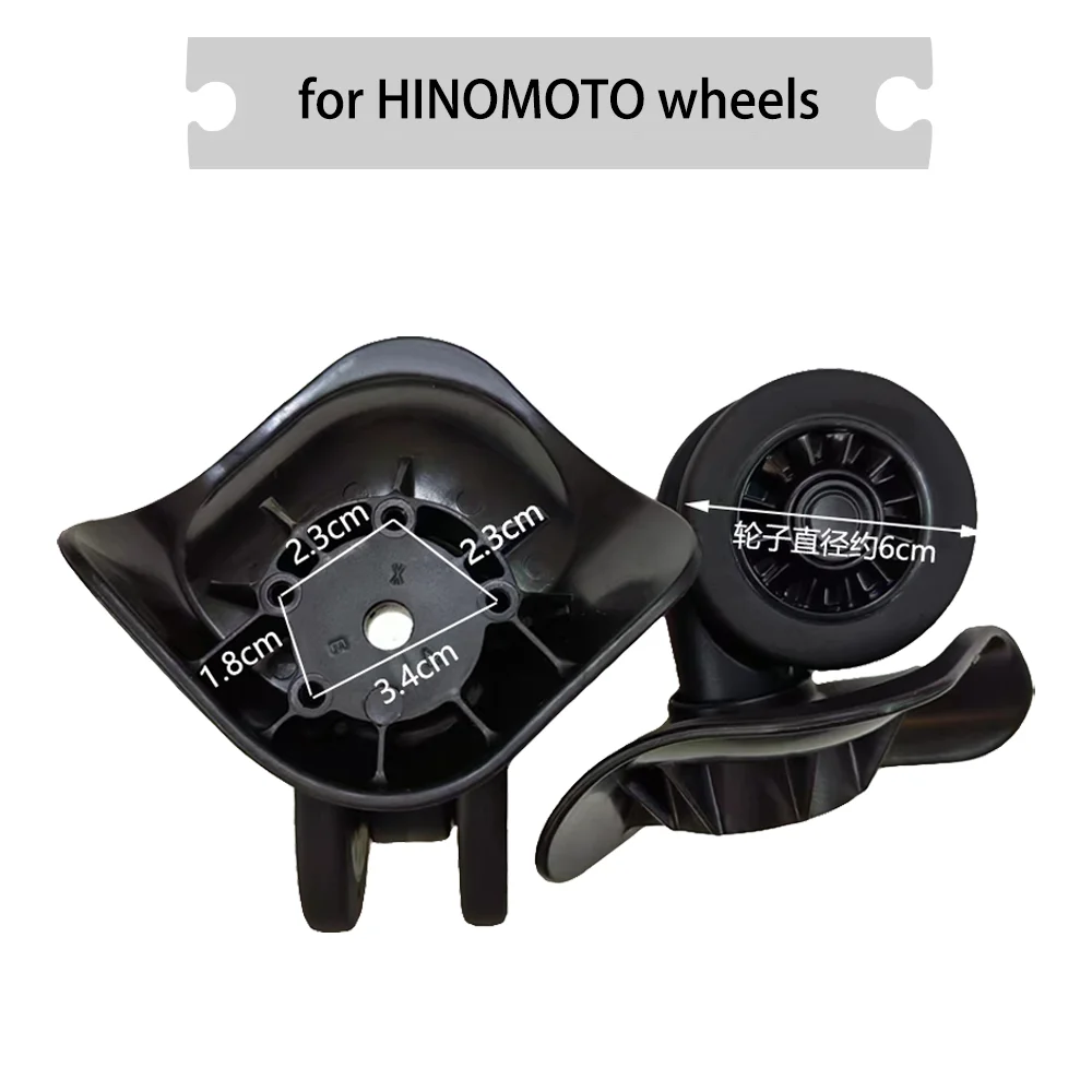 

for HINOMOTO Trolley case Travel case repair accessories Wheels Double Wheel System Low noise pulley replacement casters