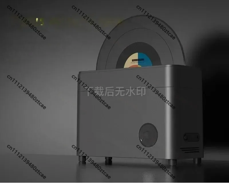 12 Inch LP Ultrasonic Cleaning Machine, Automatic Vinyl Record Washer, Air DryingDustRemovalDeviceforPhonograph Disc Maintenance