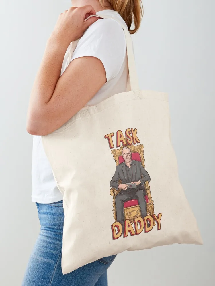 Taskmaster Greg Davies Tote Bag reusable shopping bag cloth bag woman Canvas for women
