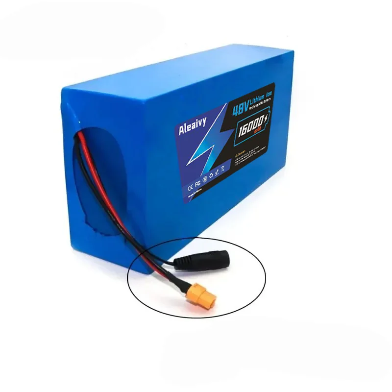 

New 48V 16Ah battery 13S5P16000mAhlithium battery with built-in 30ABMS high-power lithium-ion battery pack+54.6V 2A charger