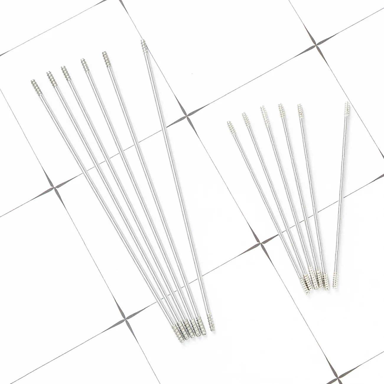 

10 шт., ручка из бисера «сделай сам», специальный удлиненный стержень из нержавеющей стали, 72/97/117 мм, ручка из бисера для ношения бусин вместо железной проволоки.