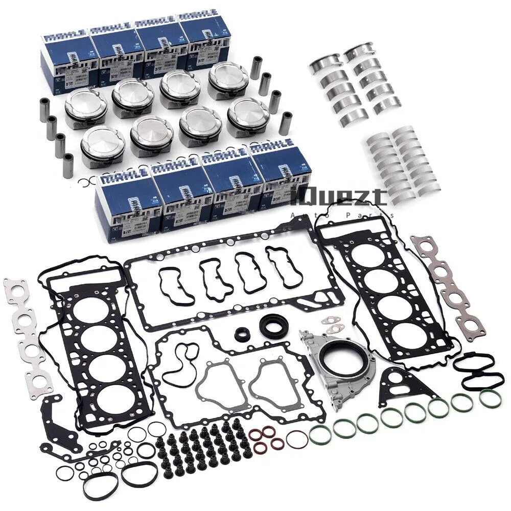 Engine Overhaul Pistons Gasket Bearings Kit for BMW X5 X6 M F85 F86 S63R 4.4T Turbo