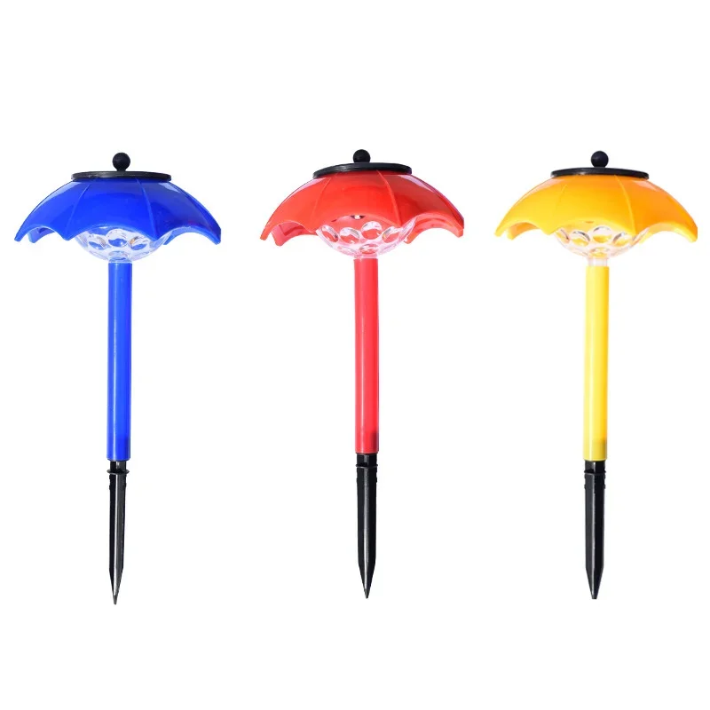 جديد ضوء الحديقة الشمسية في الهواء الطلق غير نافذ للمطر التحكم في الضوء حديقة ديكور المناظر الطبيعية ضوء المظلة الشمسية الخفيفة #4