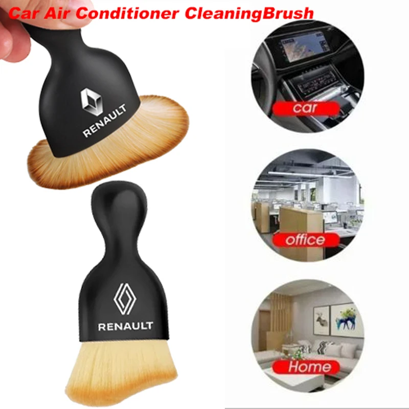 

NEW Car Air Conditioner CleaningBrush Car Air Outlet CreviceDust Removal Brushes For Renault Clio Laguna Megane 2 3 Duster Logan