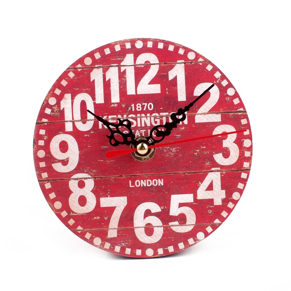 

Wall Clock Retro Style Decorative Home Office Vintage Modern Modern Wall Clocks Frameless Design Bamboo Hanging Clocks