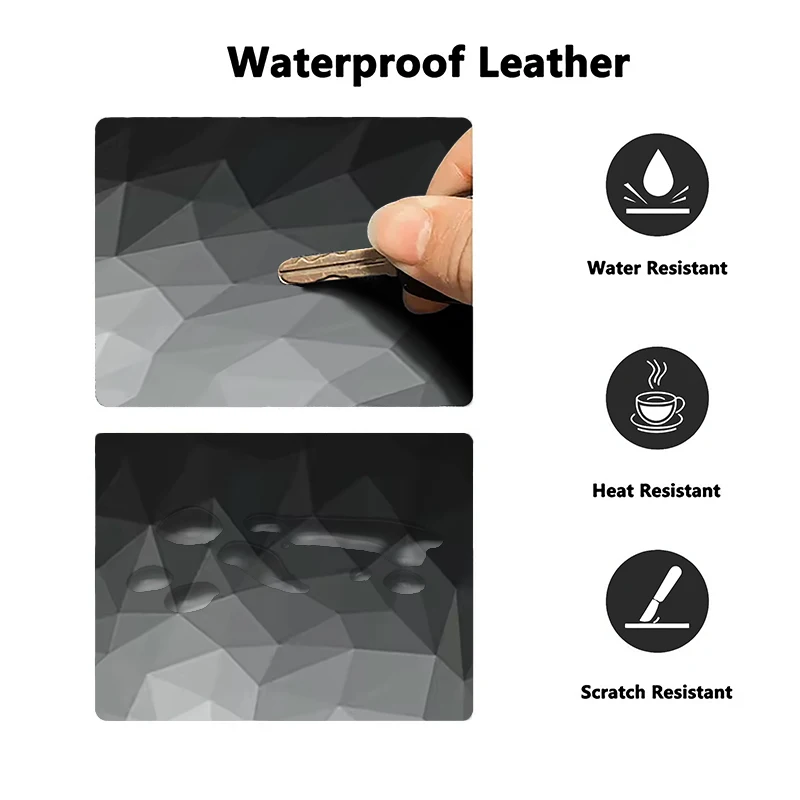 New Large Mouse Pads For Desk, Gaming Mouse Pad, Mouse Pad Waterproof Antifouling and Non-Slip Leather Surface, Extra Size Mat