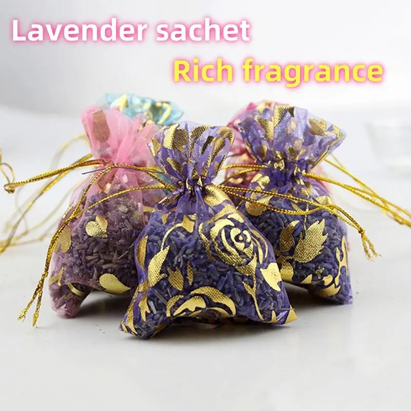 1pc Lavender sachet Color Random Natural lavender Adding fragrance and deodorizing to the wardrobe Dried petal sachet product