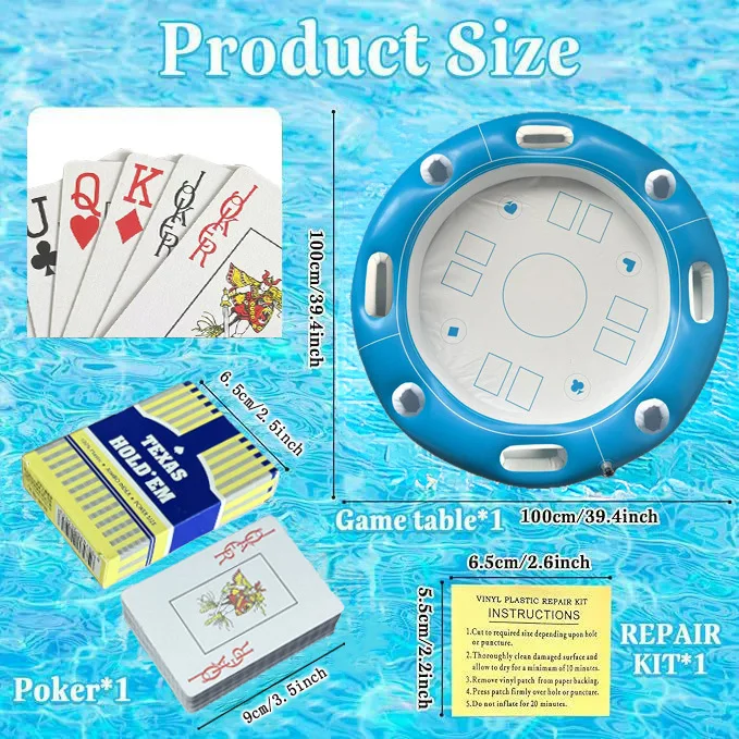 プールラフト インフレータブルライドオン 遊び 水の楽しみ 折りたたみ PVC インフレータブル ボードゲーム スナック ドリンク フローティング 夏 水泳 シーサイド ビーチ