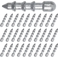 16Pcs Fishing Nail Weights Kit Wacky Worm Weights Insert Sinkers Fishing Weights Nail Sinker Weights for Soft Worm Lures