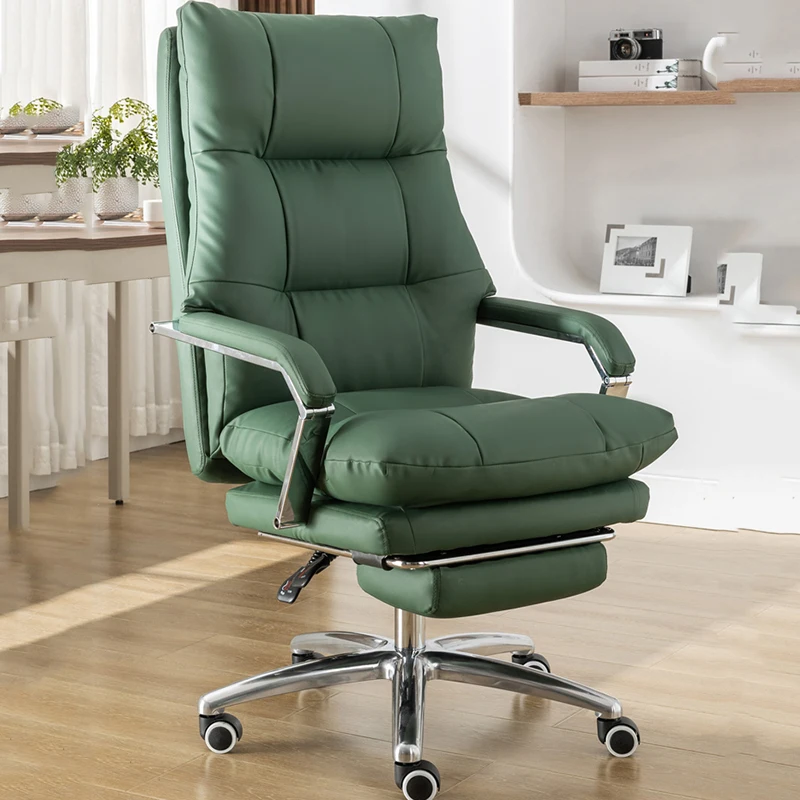 Chaise de Bureau Confortable et Mobile de Style Nordique, Fauteuil de Styliste, d'Ordinateur, de Bureau, de Trône, d'Étude, de Piste, Mobilier de Salon