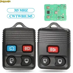 Jingyuqin Control remoto de llave de coche 315/433MHZ para Ford Edge Freestar Escape F150 Lincoln Mark LT Mazda Tribute Mercury Monterey