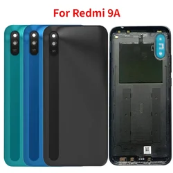 Back Cover For Xiaomi Redmi 9A Battery Cover Rear Door Housing Case with Camera Frame Lens