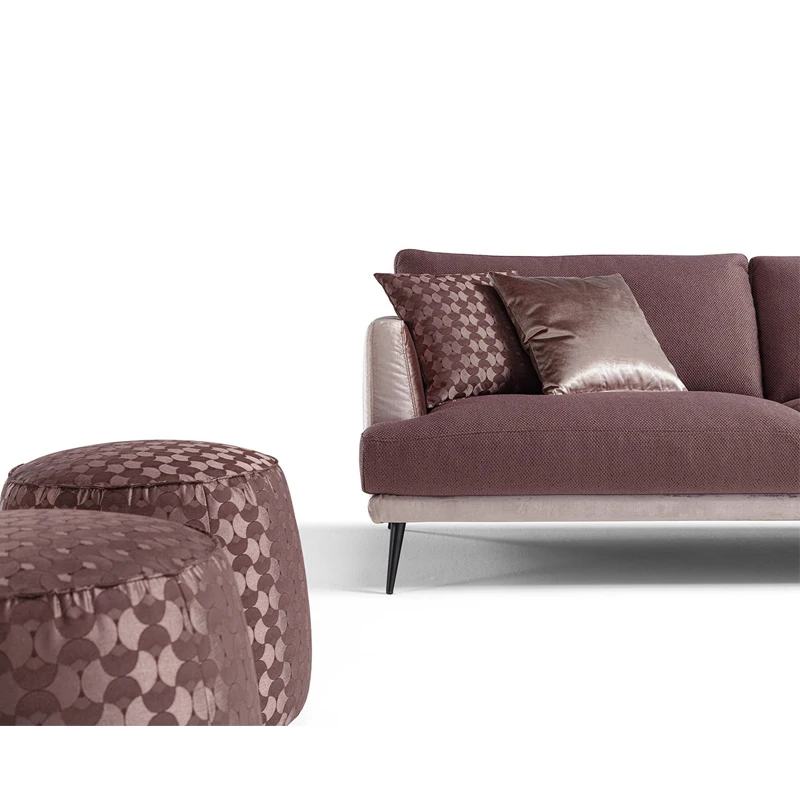 &Modern Furniture Settee Leather Lounge Suite and Lobby Fabric Sofa Modular Couch L Shape Sofa Set