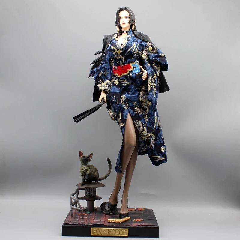 

46cm ONE piece Boa Hancock in kimono Beautiful girl Anime Action Figure Model Statue Collection Desktop Decoration Ornament Gift