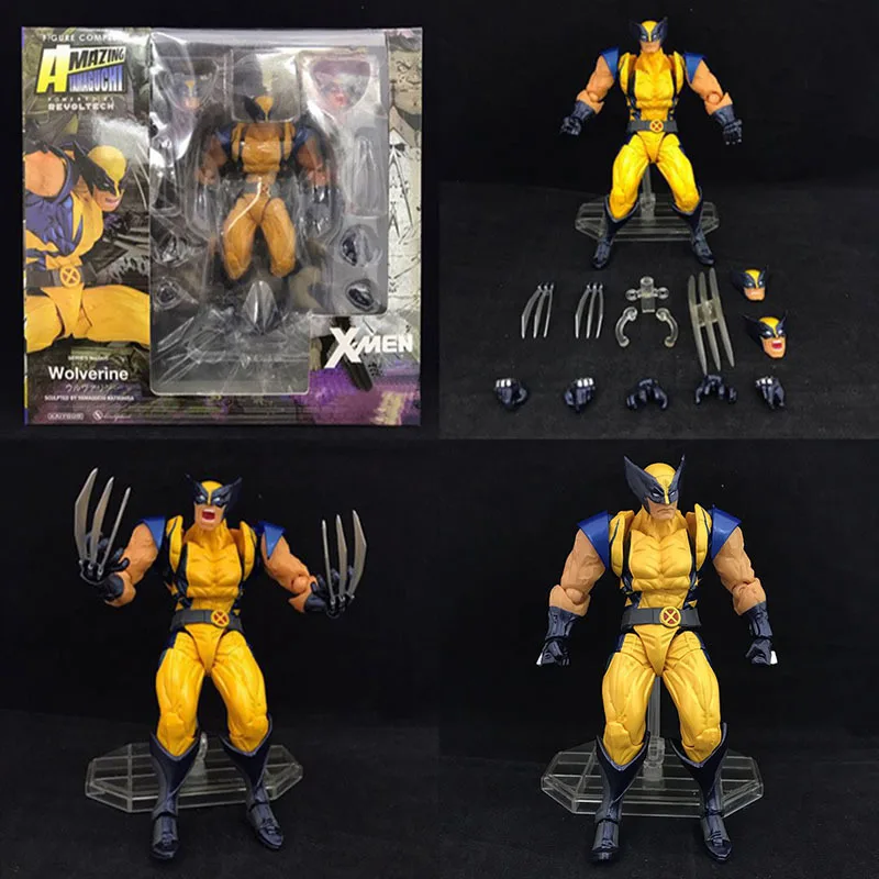 ML Legends X-MEN No.005 Action Figure Toys Wolverine Anime Figuras PVC Movable Collection Model Doll Ornaments Gift for Children