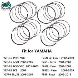 65.5mm Motorcycle Engine Piston Rings for YAMAHA YZF-R6 R/S/T RC/SC/TC 2003-2005 YZFR6 SR /SS 2003-2004 FZ6N 5SL-11603-00-00