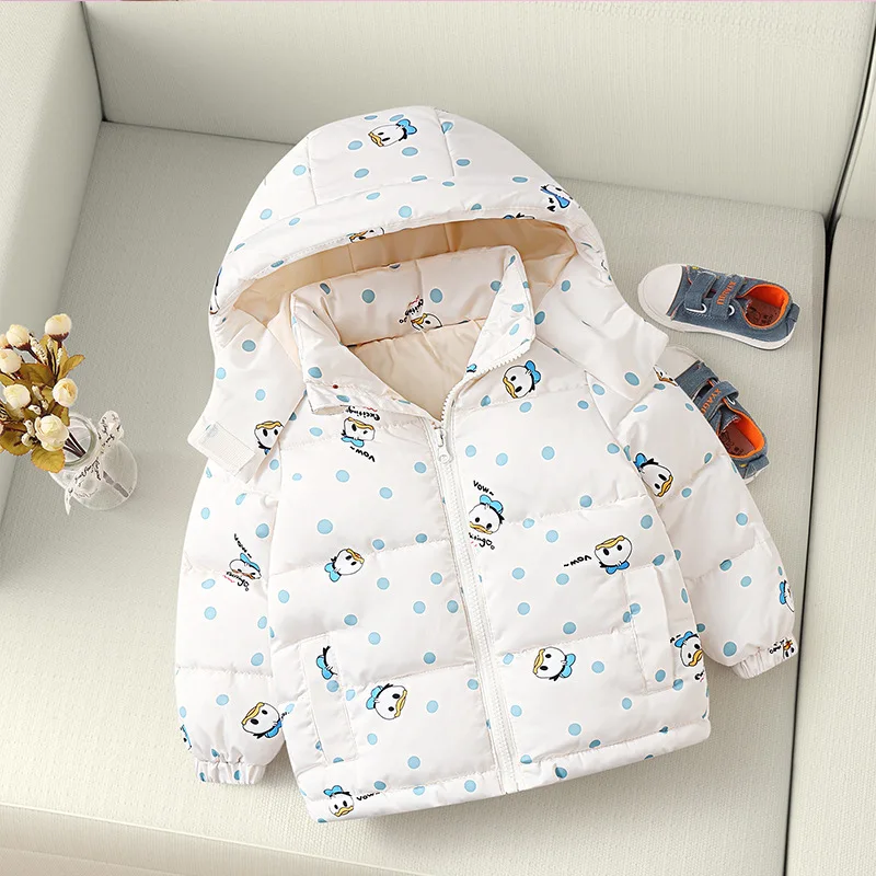 Fall/Winter 2024, boys and girls children's warm cotton-padded jackets down cotton-padded outerwear suitable for 1-8 years old image 6