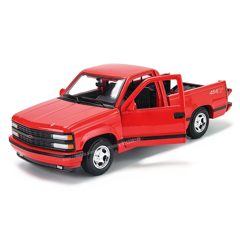 Maisto 1:24 New style 1993 454 SS Pick-up Red Highly-detailed die-cast precision model car Model collection gift