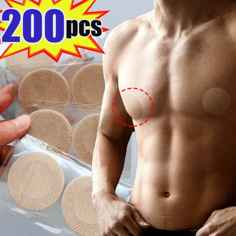 

Men Nipple Cover Summer Disposable Invisible Waterproof Nipple Sticker Daily Breathable Anti-Bulge Nipple Sticker Fashion Gifts