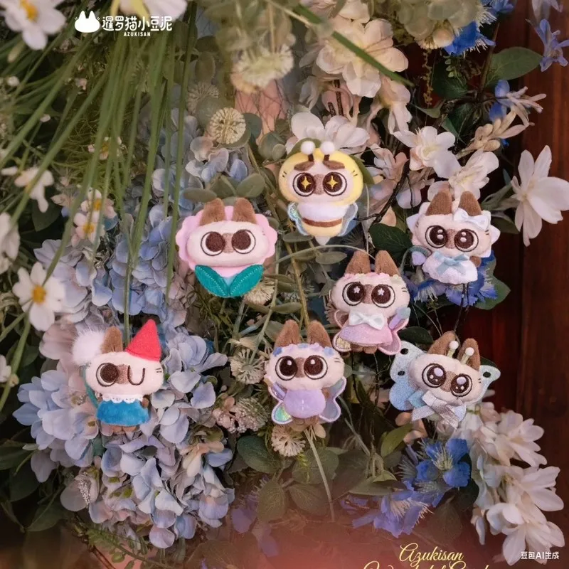 재고 있음 아즈키산 마법의 꽃세계 시리즈 헤어핀 블라인드 박스 귀여운 소녀 헤어 액세서리 컬렉션 장식품