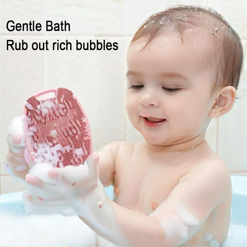 Brosse de bain exfoliante en Silicone, épurateur mural Portable, nettoie et massages, brosse de nettoyage de la peau, Gadget de bain MYS007