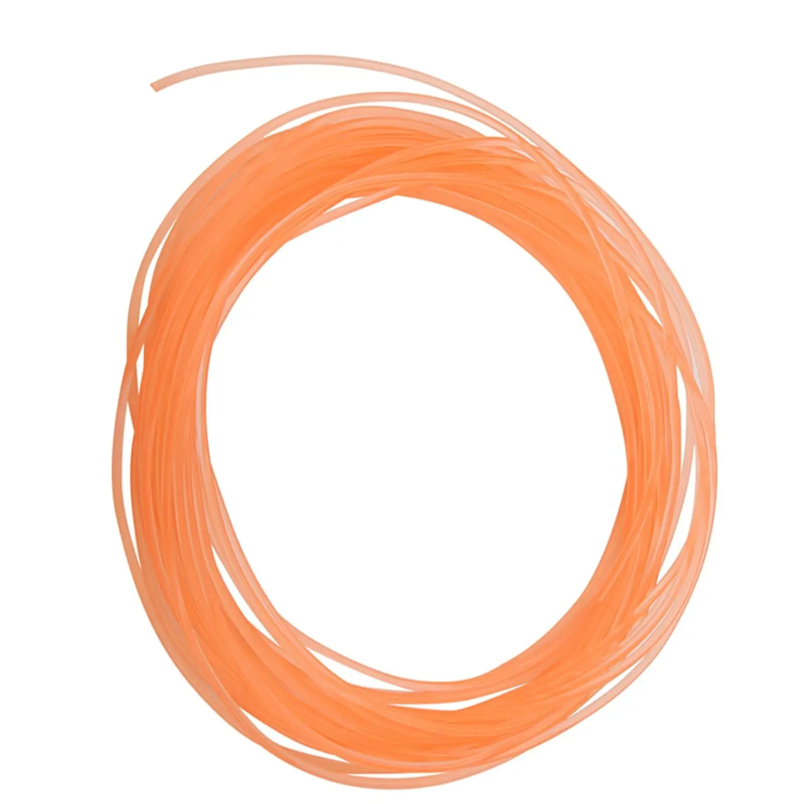 مستدير من مادة البولي يوريثين الناعمة باللون البرتقالي لحزام نقل القيادة 4 مم 10 أمتار للاستخدام الصناعي المرن المتين