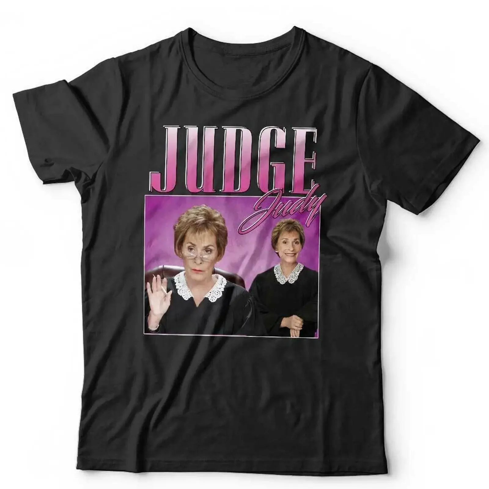 Judge Judy Appreciation T Shirt Homage Throwback Stag Hen Do Funny vintage Washed fashion designer clothes Casual graphic