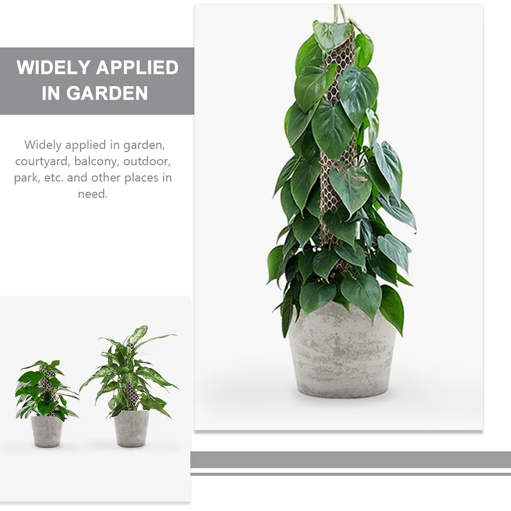 

Plant Net St Climbing Poles Mesh for Potted Plants Indoor Cotton Rope Support Vine Moss Plastic Garden Plant Netting Trellis