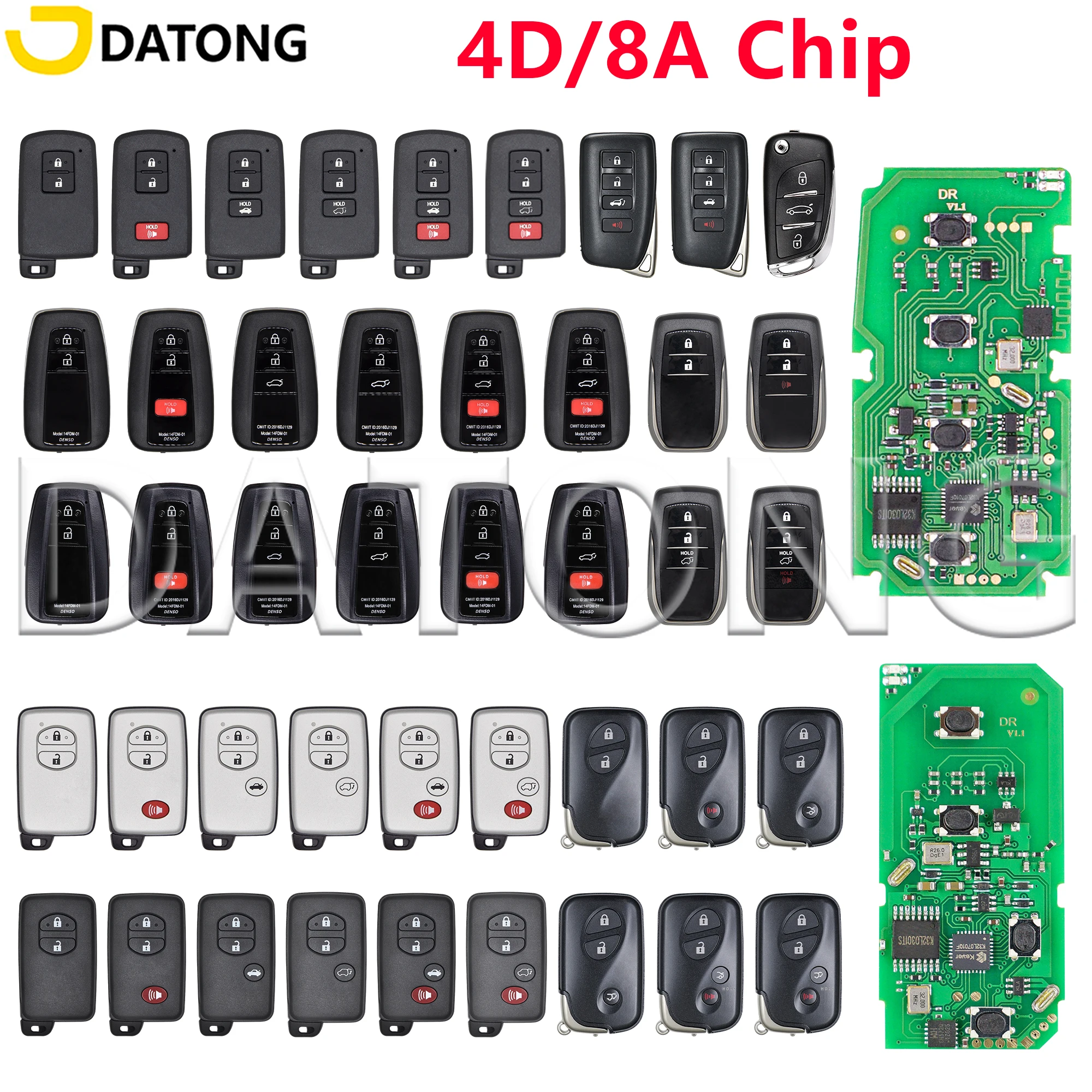 Datong Bluetooth Version Support 4D/8A Chip Unlimited Uses App Generate & Edit Uinversal Car Remote Key For Toyota Lexus Subaru