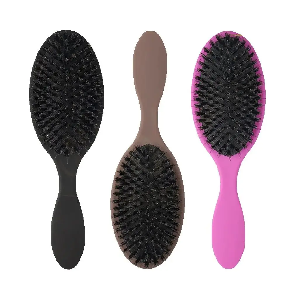 

Щетка для наращивания волос Hair Want из щетины кабана с нейлоновыми зубцами, антистатическая подушка, распутывающая и разглаживающая расческа для волос и париков