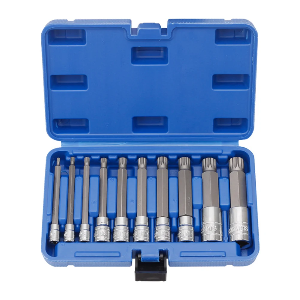 Chrome Vanadium Steel Tool Set Dodecagonal Sockets Star Wrench Set Excellent Toughness Twelve-point Design Reduced Slippage