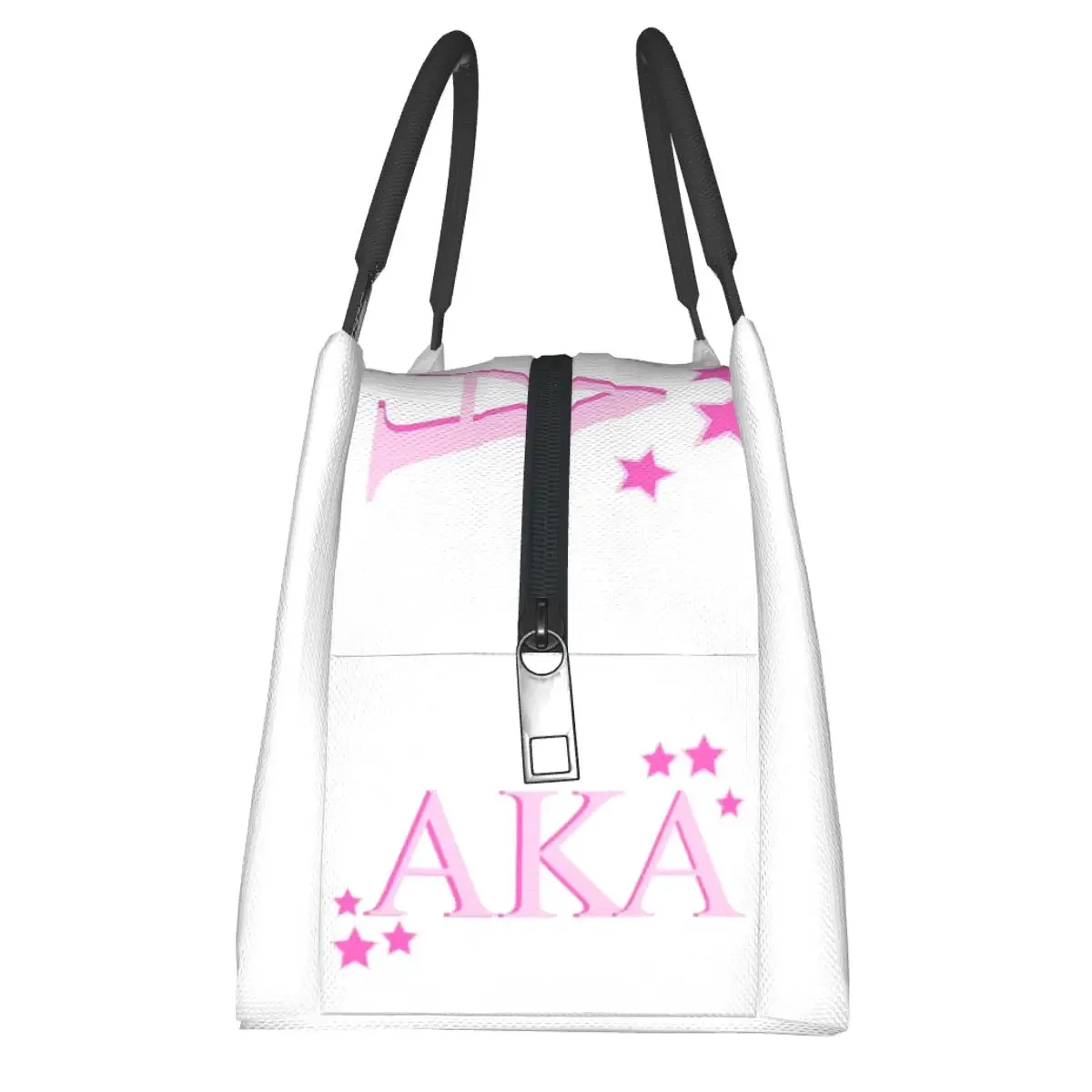 الوردي كابا مع نجوم أكياس الغداء معزول بينتو صندوق الغداء حمل أكياس نزهة حقيبة حرارية برودة للمرأة الاطفال العمل