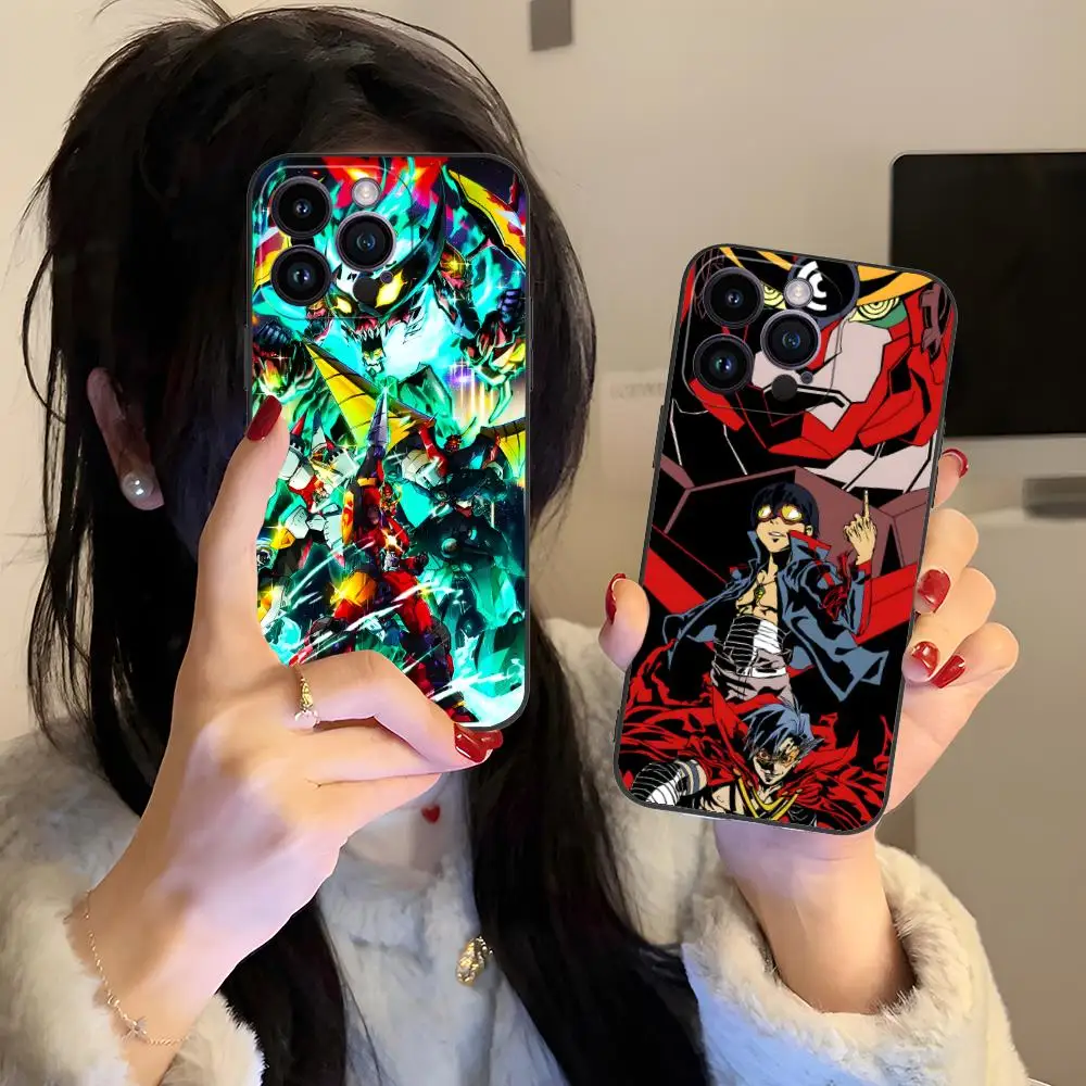 

Gurren Lagann Mobile Phone Case for iPhone 17 16 15 14 13 12 11 X XR XS 8 7 Pro Max Plus Mini Colour Protective Cover Pretty