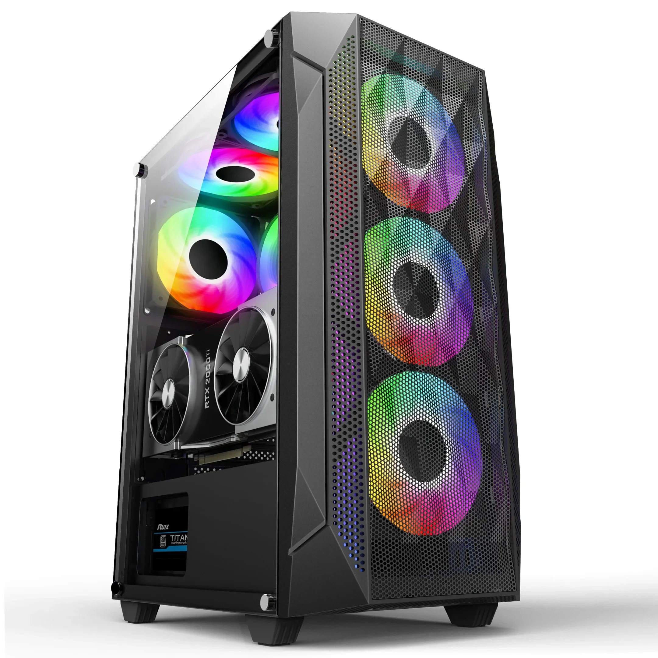 Hot Product Gaming computer Int Gamer Desktop  Led  Fans PC Gaming Desktop Computer cpu I5 13400F gpu 3060TI