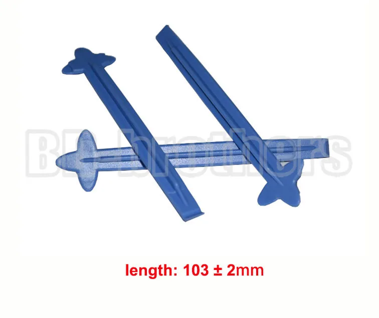 Blue Cruciform Plastic Pry Tool, Cross Prying Tools Crowbar Opening Tools Open Shell Repair Tool for Cell Phone 1000pcs/lot