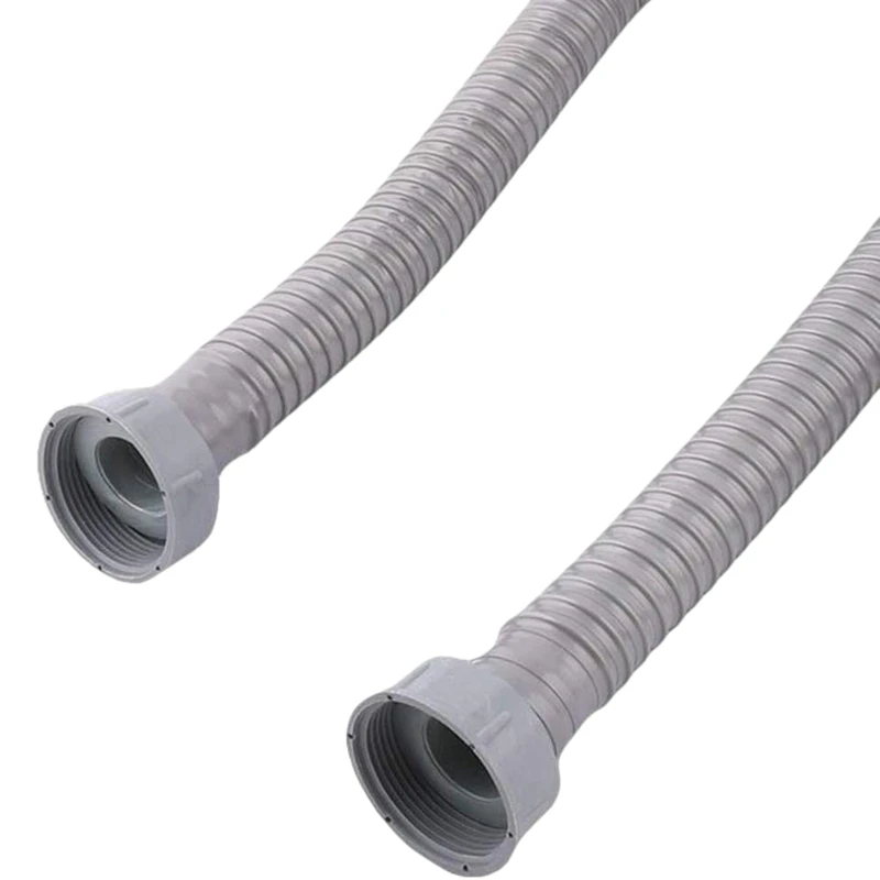 3.5Ft Washing Machine Pvc Y Shaped Drain Discharge Hose Washer Pipe Connector , Rotary Interface,With 2 Waterproof Rings