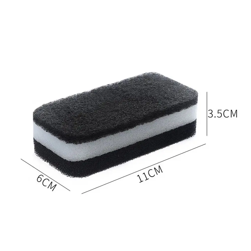 5Pcs Double-sided Cleaning Spongs Household Scouring Pad Kitchen Wipe Dishwashing Sponge Cloth Dish Cleaning Towels Accessories