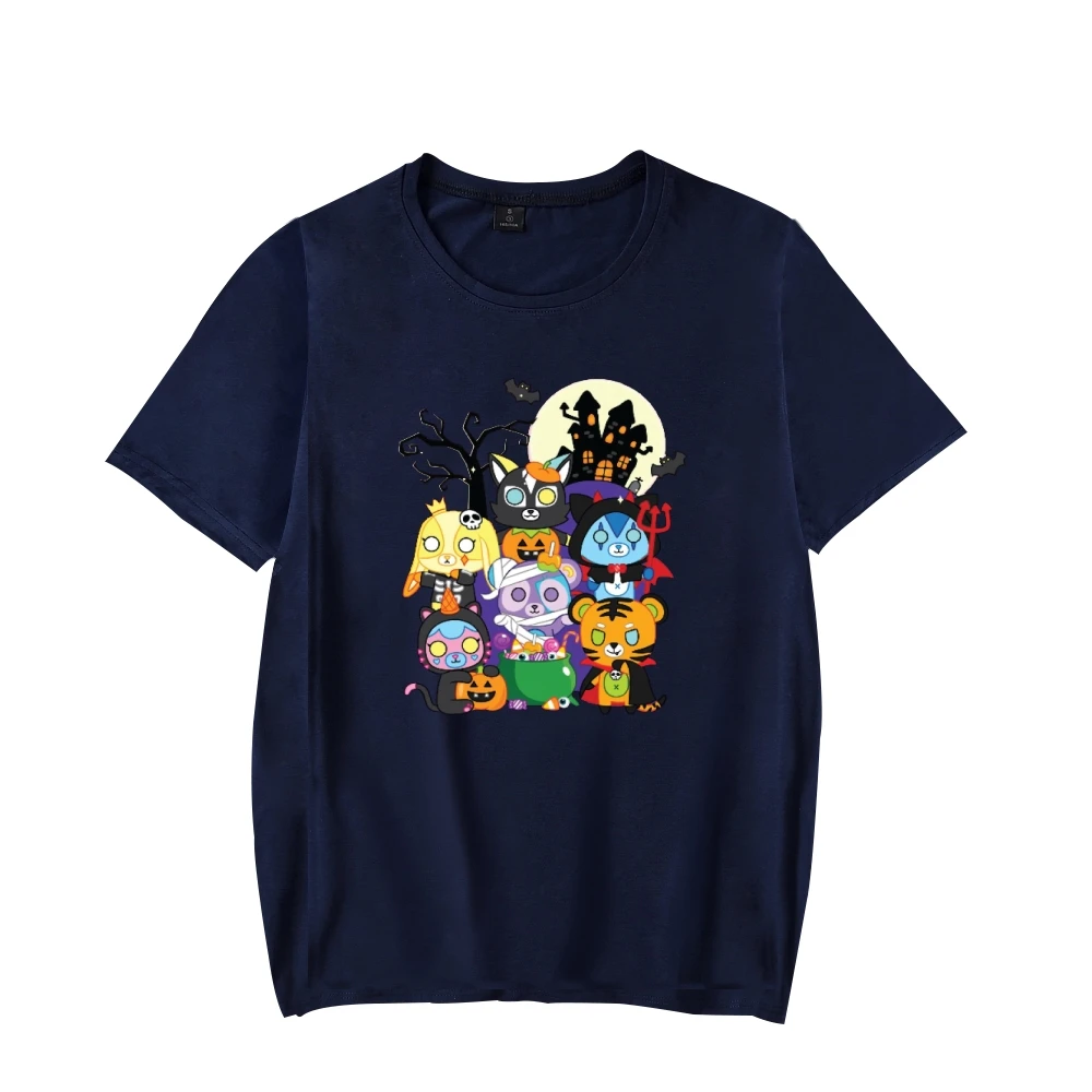 ItsFunneh Krew District Tshirt pour hommes et femmes, col rond, t-shirt à manches courtes, style décontracté, vêtements drôles